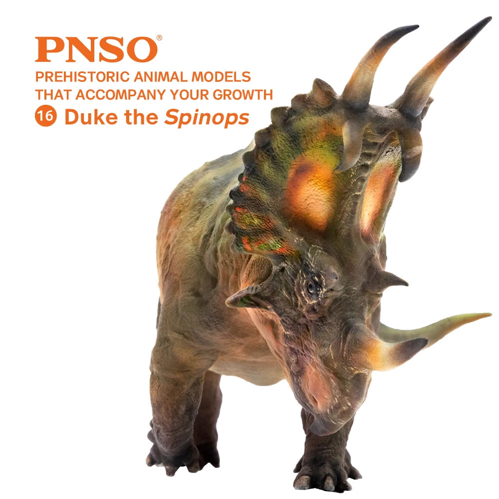 PNSO Prehistoric Dinosaur Models:16Duke The Spinops