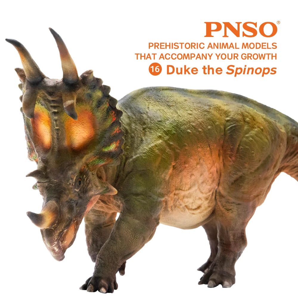 PNSO Prehistoric Dinosaur Models:16Duke The Spinops