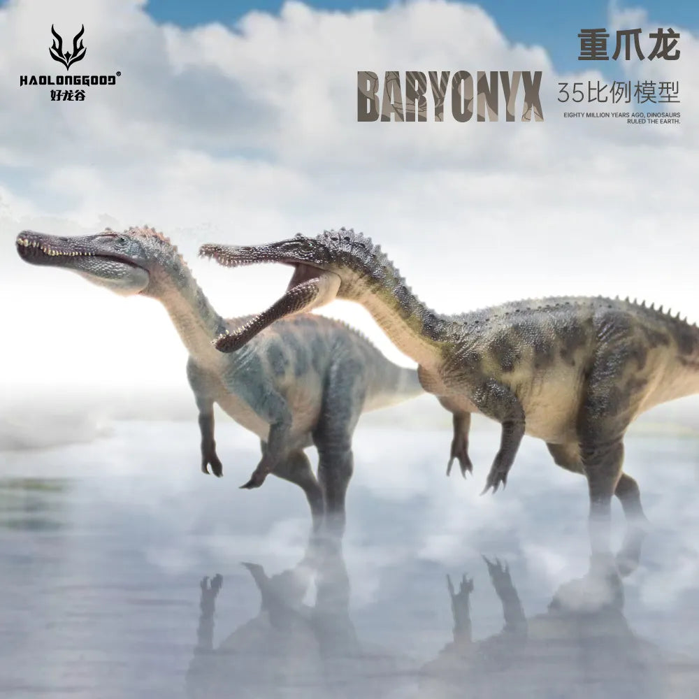 Haolonggood Baryonyx 1 To 35 Scale Jurassic Dinosaur Pvc Model Collectible Ornament Desktop Decoration For Dinosaur Enthusiasts