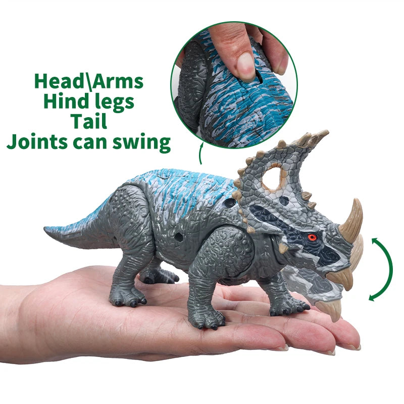Jurassic dinosaur model Tyrannosaurus rex toy Action figuren Transforming Triceratops children's gift