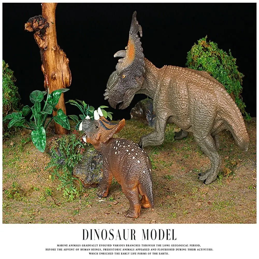Multiple Sizes Dinosaur Model Realistic Educational Jurassic Dinosaur Rubber Tyrannosaurus Animal Figure Collection