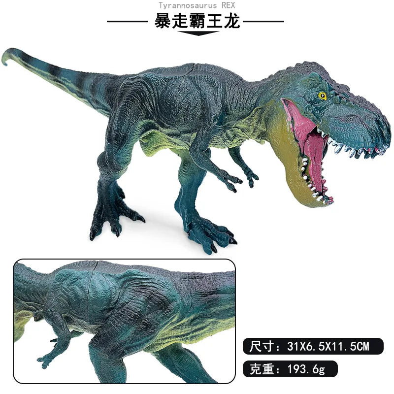 Dinosaurs World Brinquedo Savage Jurassic Indominus Rex Spinosaurus Triceratops Action Figures Collection Toy For Children Gifts
